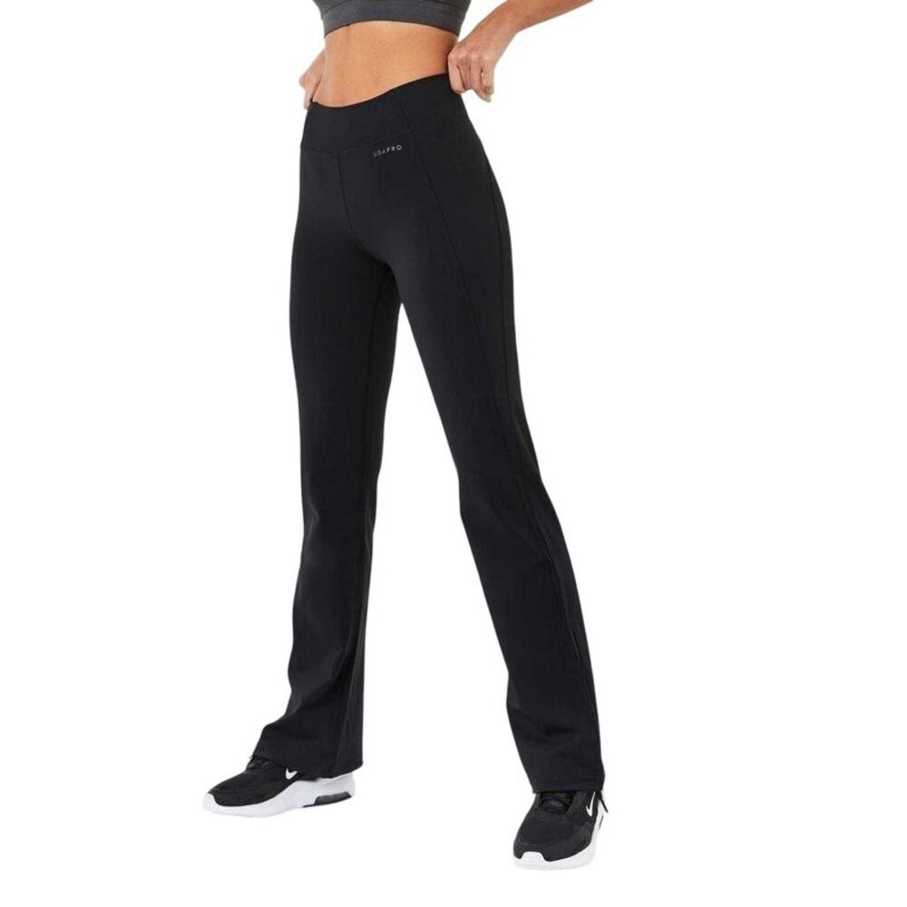 USA Pro Womens/Ladies Yoga Pants / Black